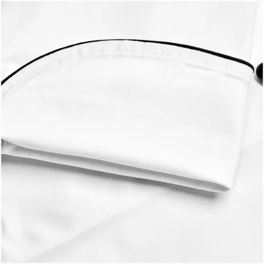 Unisex Long Sleeve Dijon Chef Jacket Close Up